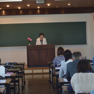 【保育学科】教育懇談会を行いました。